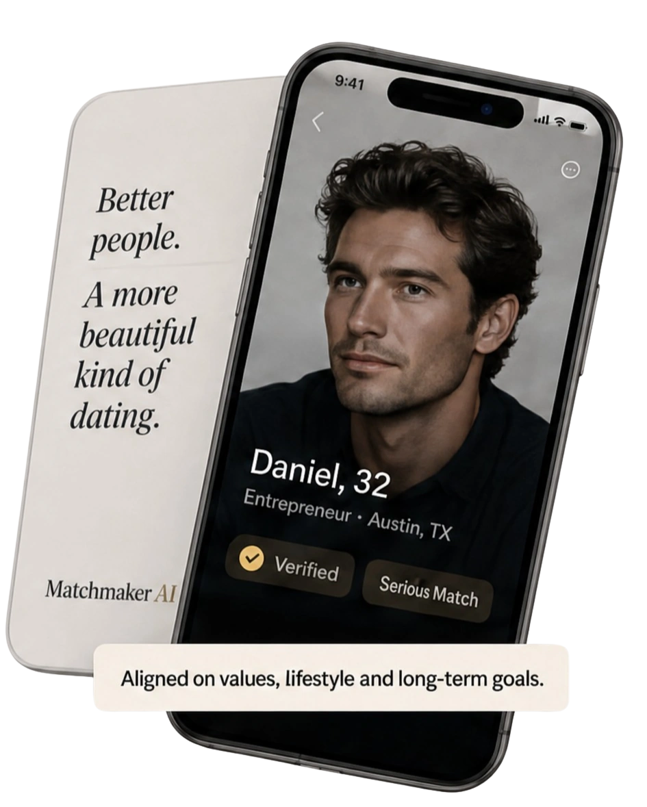 Verified member profile — aligned on values, lifestyle, and long-term goals